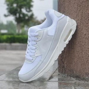 2021 Shoes for Lovers Thick Bottom Mesh Surface Trendy Sneakers Casual Lace Up Fashionable Breathable Antiskid Large-Sized Flats