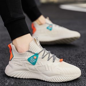 New Summer Men Sneakers Fashion Outdoor Lightweight Breathable Mens Running Shoes Casual Lace Up Solid Men Sport Shoes